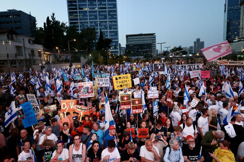 İsrail'de protesto