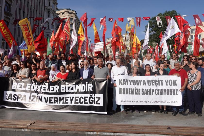 İstanbul kayyum protesto 