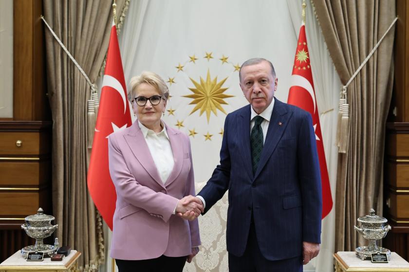 Erdoğan ile Merak Akşener 