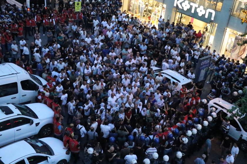 Diyarbakır'da kayyum protestosu