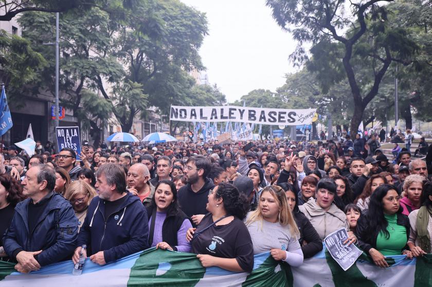 Arjantin'de hükümetin ekonomik paketi protesto edildi 