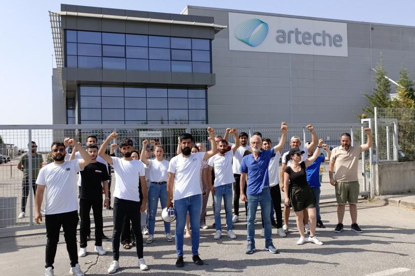 Arteche işçileri işlerini geri istiyor