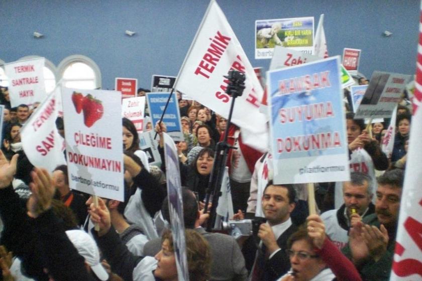 Amasra Termik santrale karşı eylem