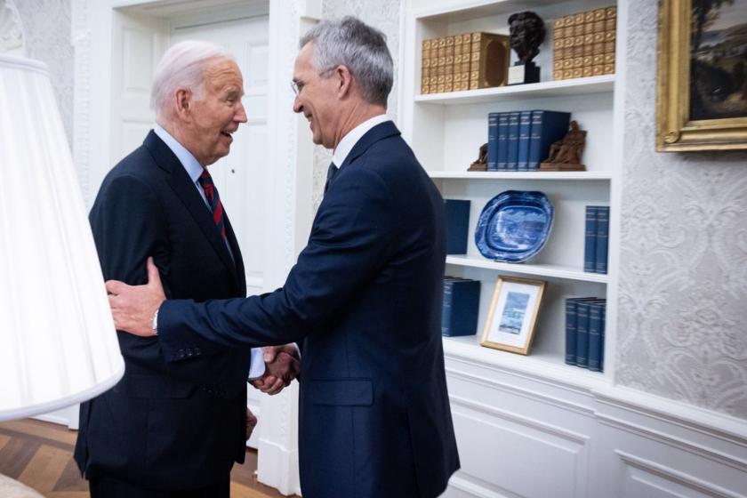 ABD Başkanı Joe Biden ile NATO Genel Sekreteri Jens Stoltenberg 