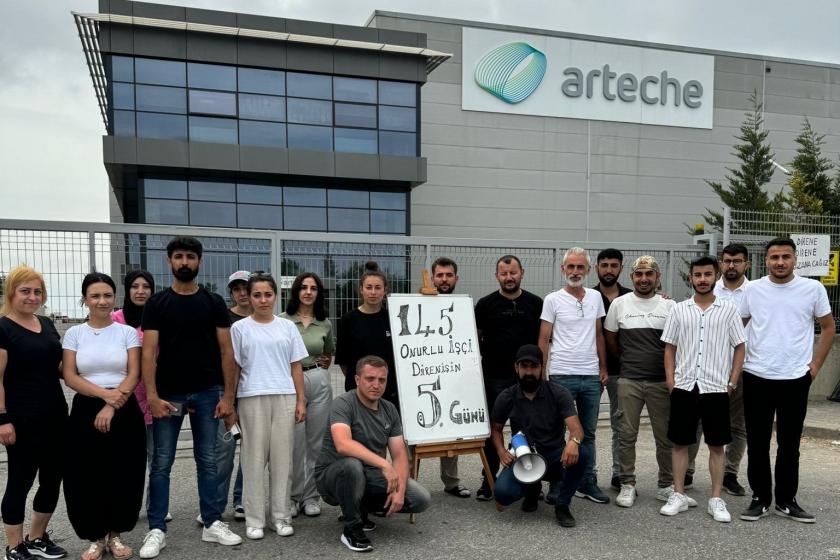 Arteche işçilerinden açıklama: Sesimizi, haklılığımızı her yere duyuracağız