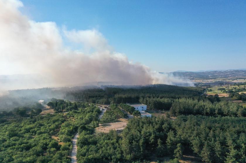 Bursa'da yangın