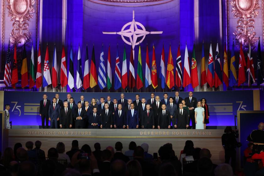 NATO Zirvesi, ittifakın 75. yıl dönümü kutlamasıyla başladı.