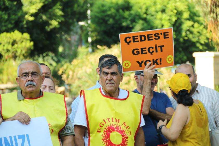 İzmir'de KESK'in protestosu.