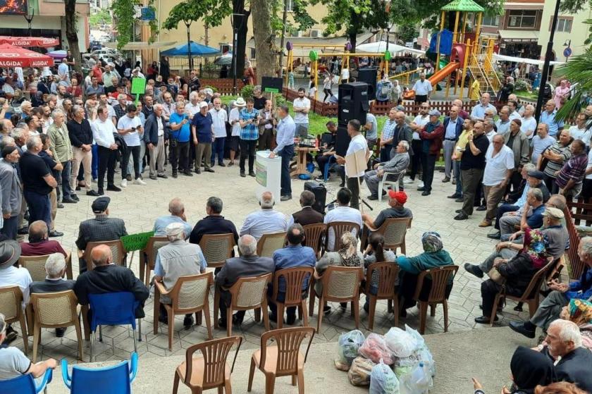 Aybastı'da madene karşı halk toplantısı