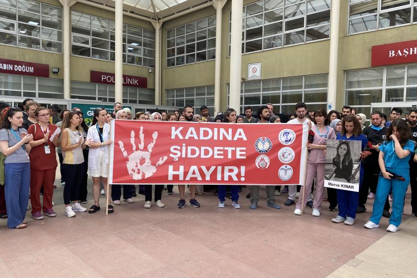 Kardeşi tarafından katledilen Merve Kınar için eylem 