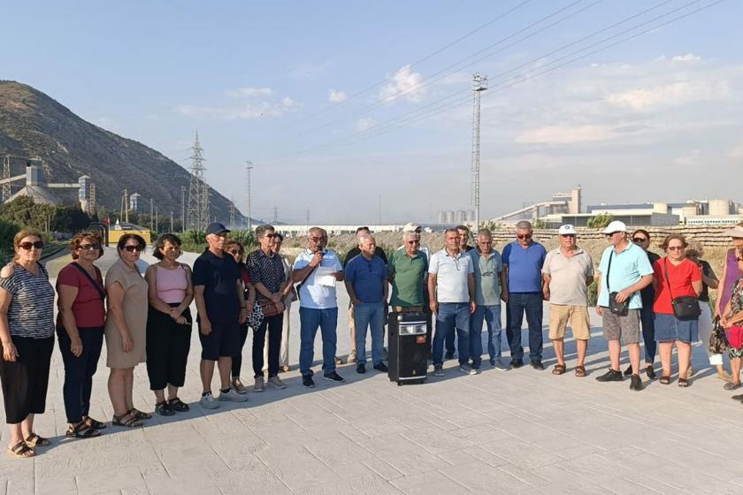 Söke kağıt fabrikasında günlerce süren yangın protesto edildi 