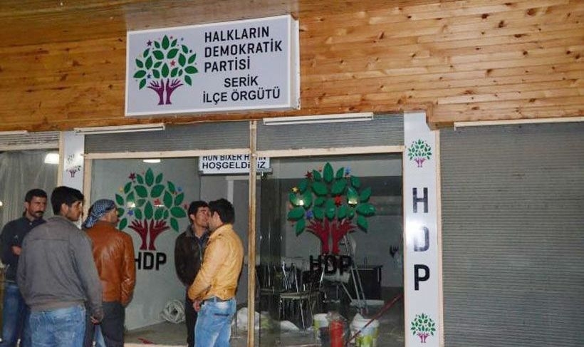 HDP'ye yönelik saldırıların tümüne takipsizlik verildi