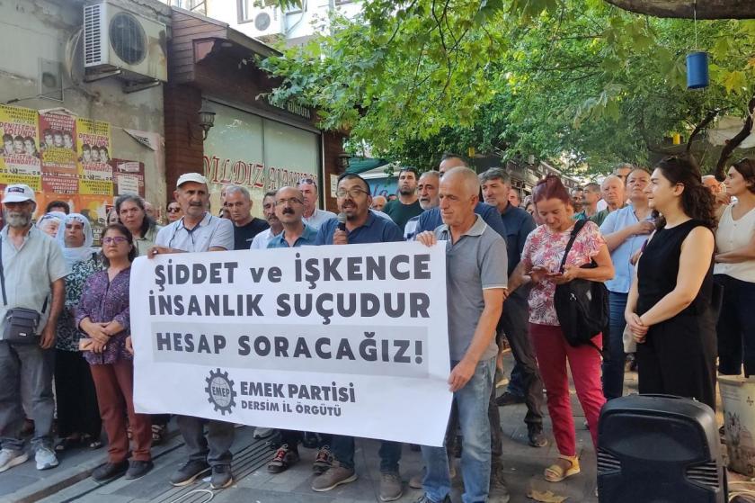 EMEP Dersim İl Başkanına yönelik saldırı protesto edildi