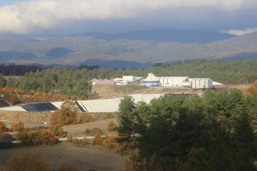 Çanakkale’nin Yenice İlçesi Karaaydın Köyü yakınlarında faaliyet gösteren CVK şirketinin kurşun bakır madeni