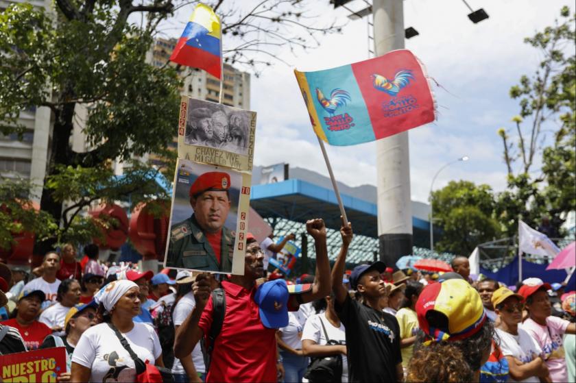 Venezuela Devlet Başkanı Maduro yaklaşan başkanlık seçimleri için kampanyasını sürdürüyor.