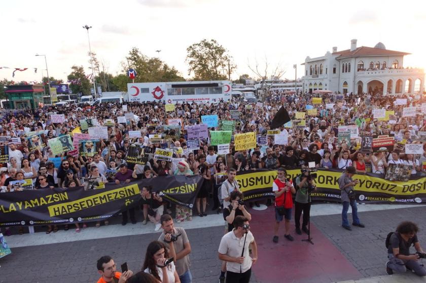 Kadıköy'de eylem