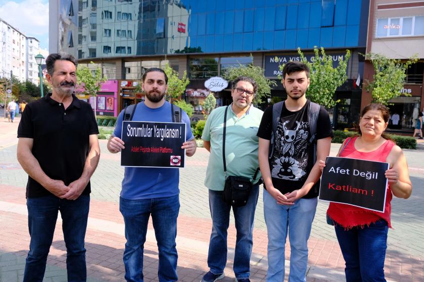 Antakyalı depremzedeler Eskişehir’de adalet nöbetinde