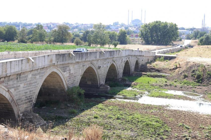 Tunca Nehri'nin suyu azaldı