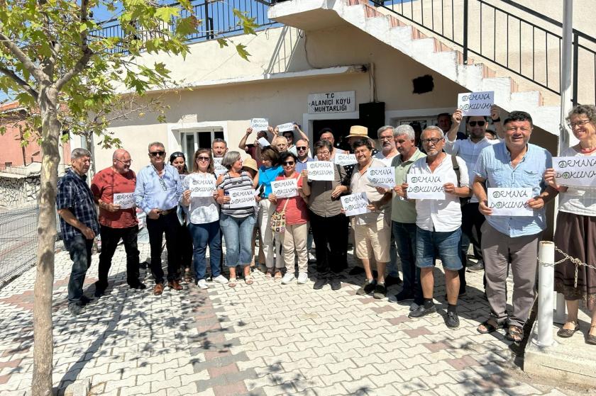 Karagöl RES toplantısına katılan yaşam alanı savunucuları