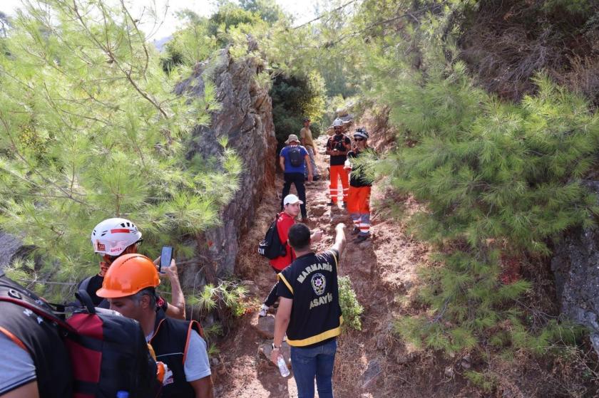 Kayıp Rus turisti arama çalışması