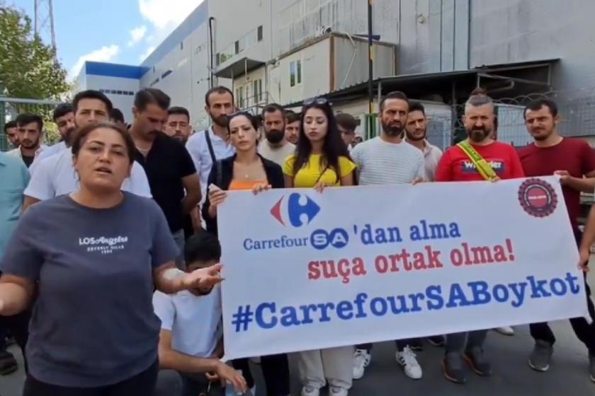  CarrefourSA işçilerinin direnişi 13’üncü gününde sürüyor 