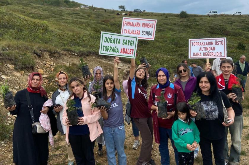 Araklı halkının altın madenine karşı açıklaması