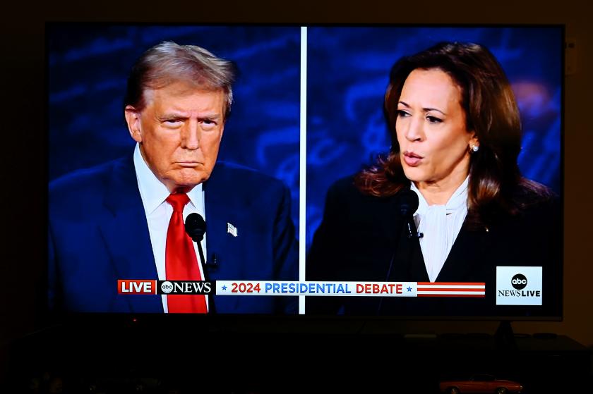 Donald Trump ve Kamala Harris