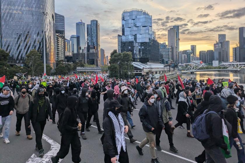 Avustralya’da silah fuarı protestosu