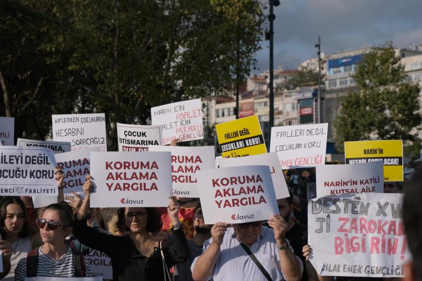 İstanbul'da Narin için eylem