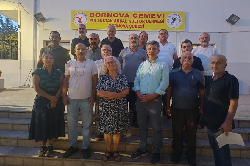 Bornova cemevi basın açıklaması