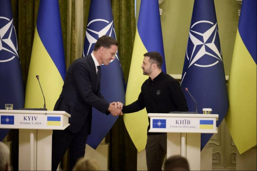 NATO Genel Sekreteri Mark Rutte ve Ukrayna Devlet Başkanı Volodimir Zelenskiy