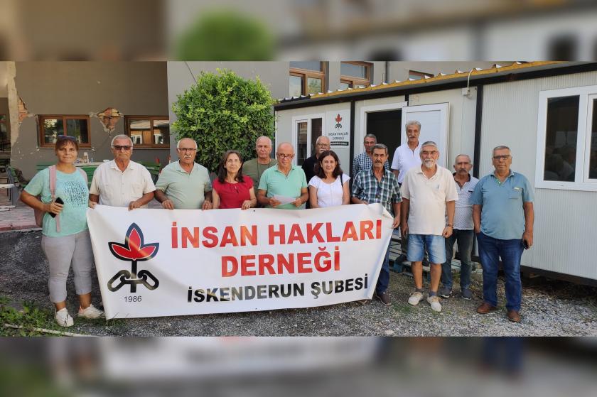 İHD iskenderun şubesi basın açıklaması yaptı