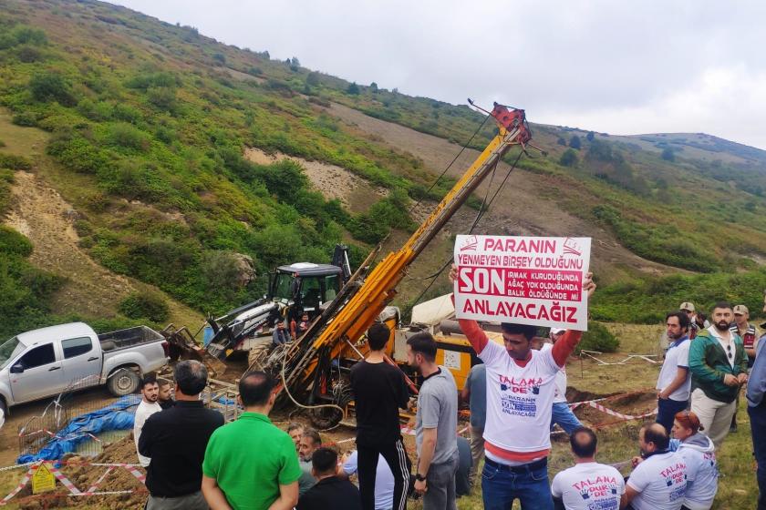 Ordu'da yapılan eylem