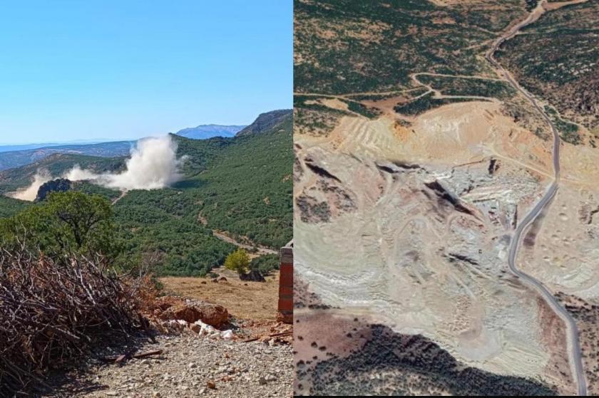 Dicle Kurşunlu Mahallesinde maden çalışması