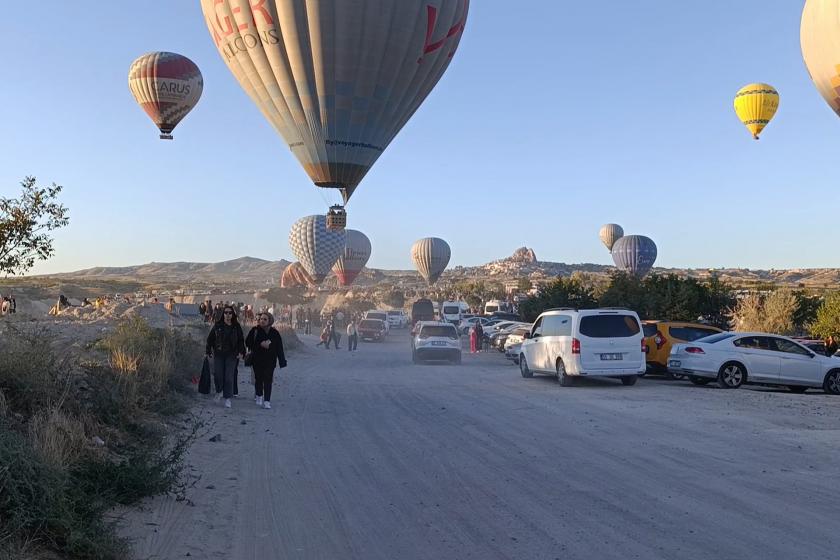 Kapadokya'da artan balon turizmi 