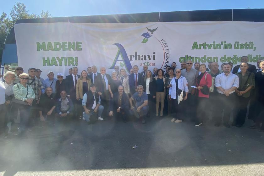 Artvin yöre halkının Ankara'dan yaptığı eylem.