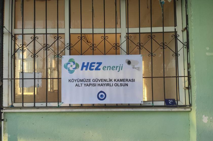 JES şirketinin köye koyduğu kamerayı hizmet gibi sundu 