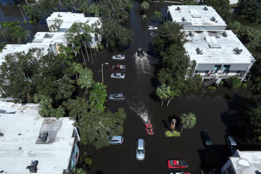 ABD'nin Florida eyaletinde Milton Kasırgası 3 kategorisiyle karaya vurdu