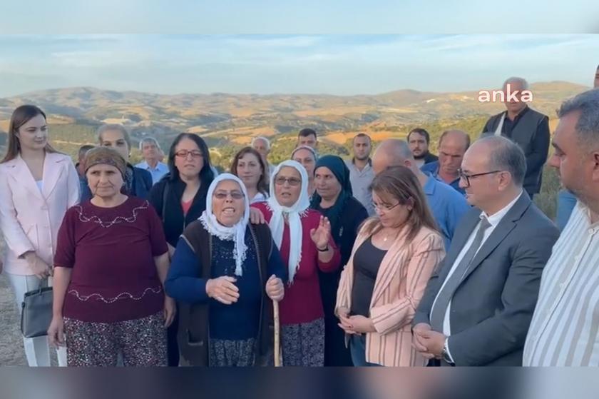 Denizli'de yurttaşlar maden açılmak istenen sahada toplandı