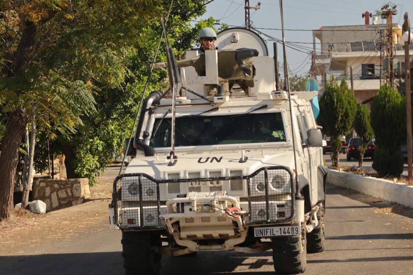 UNIFIL güçleri, Nabatiye ilinde devriye gezdi