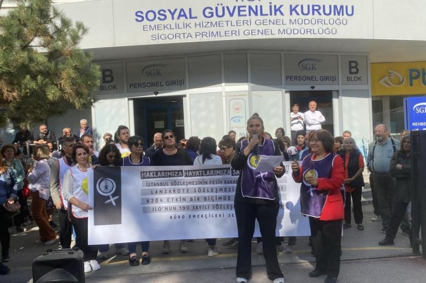 BES üyesi kadınların kadın cinayetleri açıklaması