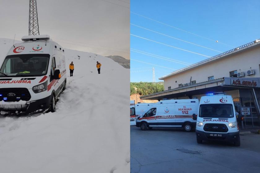 Dersim Mazgirt'e bağlı Darıkent Köyü'ndeki 112 Acil Sağlık Hizmetleri İstasyonu