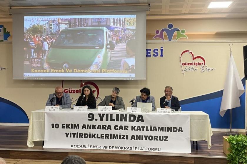 Kocaeli'de yapılan 10 Ekim Paneli