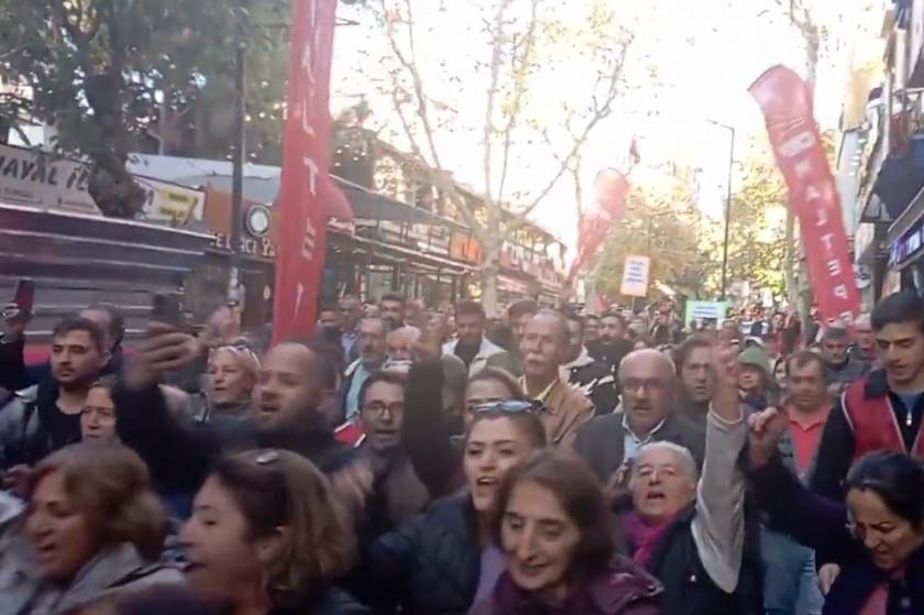 Maltepe'de kayyum protestosu