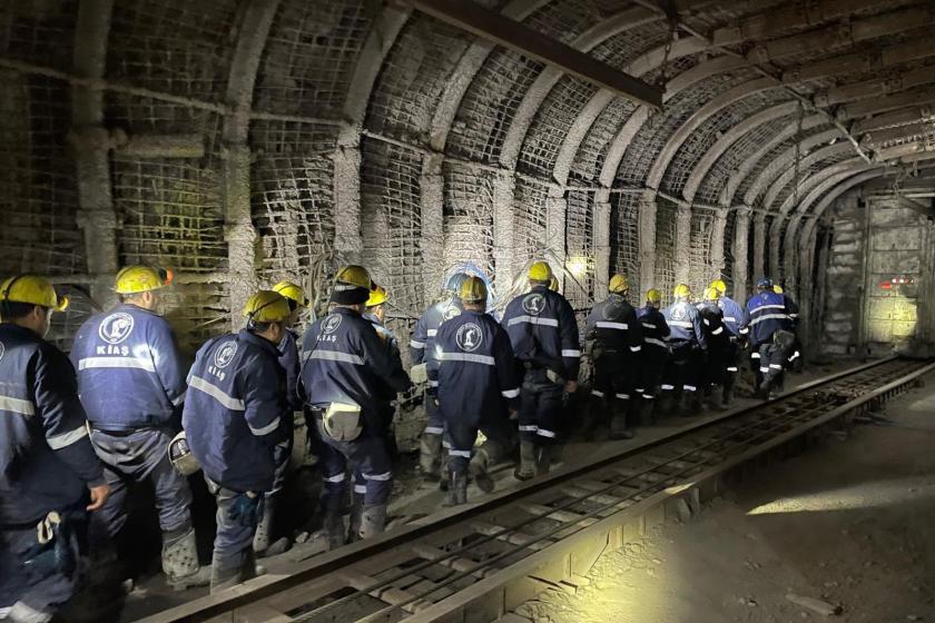 Çayırhan maden işçileri, özelleştirmeye karşı madene kapandı