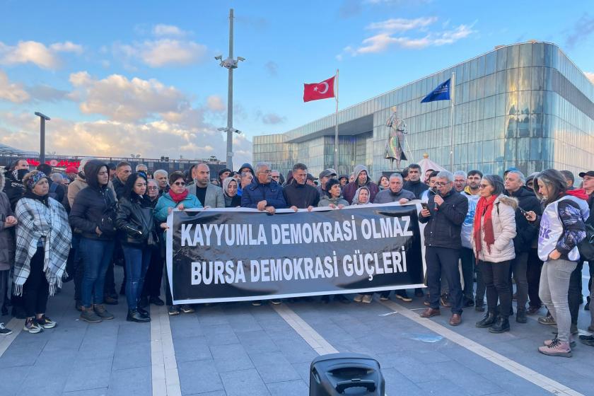 Bursa kayyım protestosu 