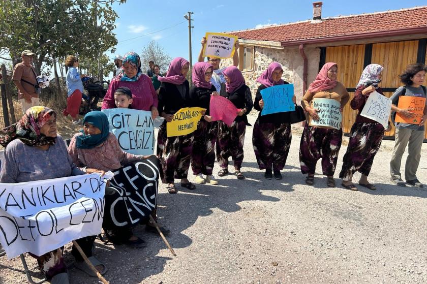 Kaz Dağları Doğal ve Kültürel Varlıkları Koruma Derneği eylemi