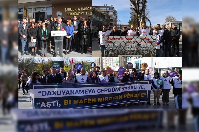 İnsan Hakları Haftası'nda Rojava'ya saldırılar protesto edildi