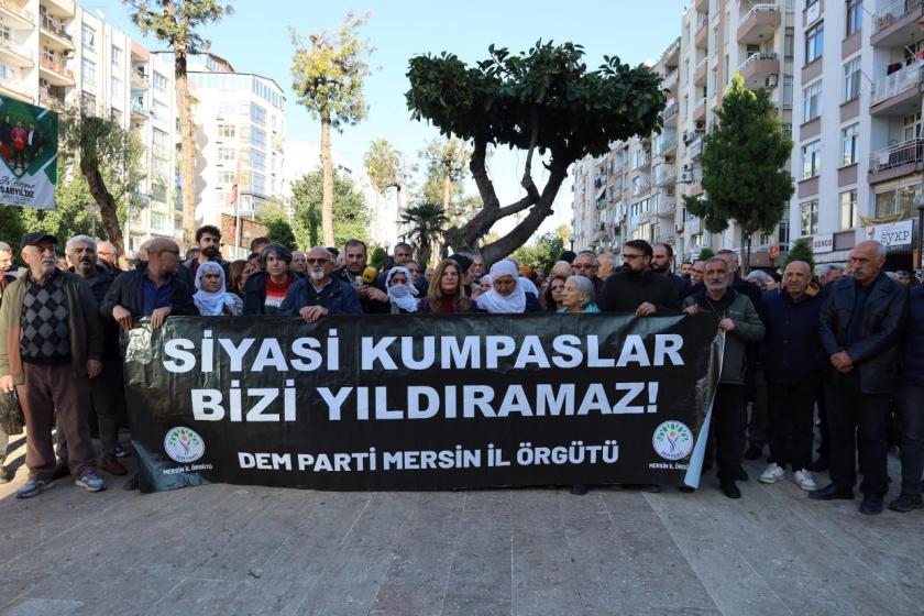 Mersin'de gözaltı protestosu