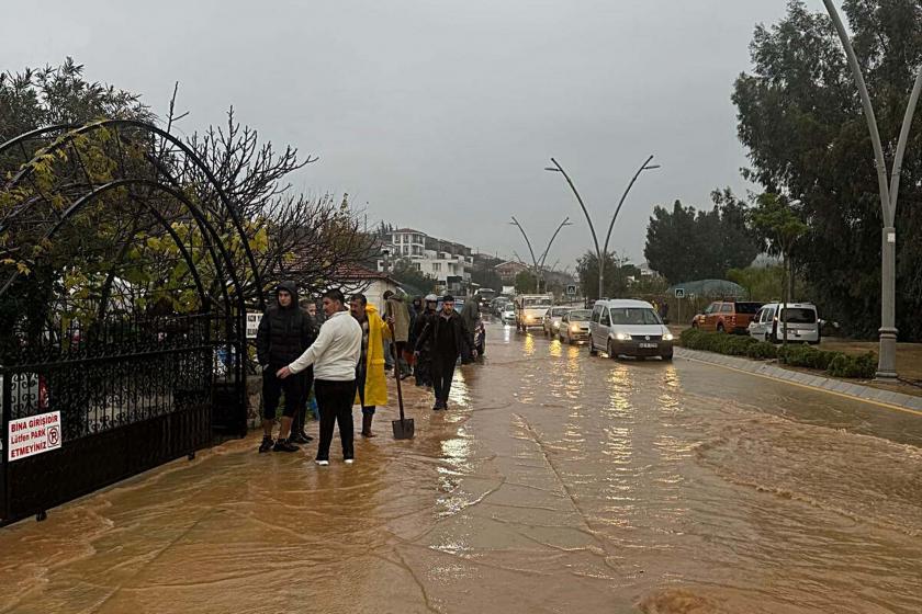 Datça'da su baskını